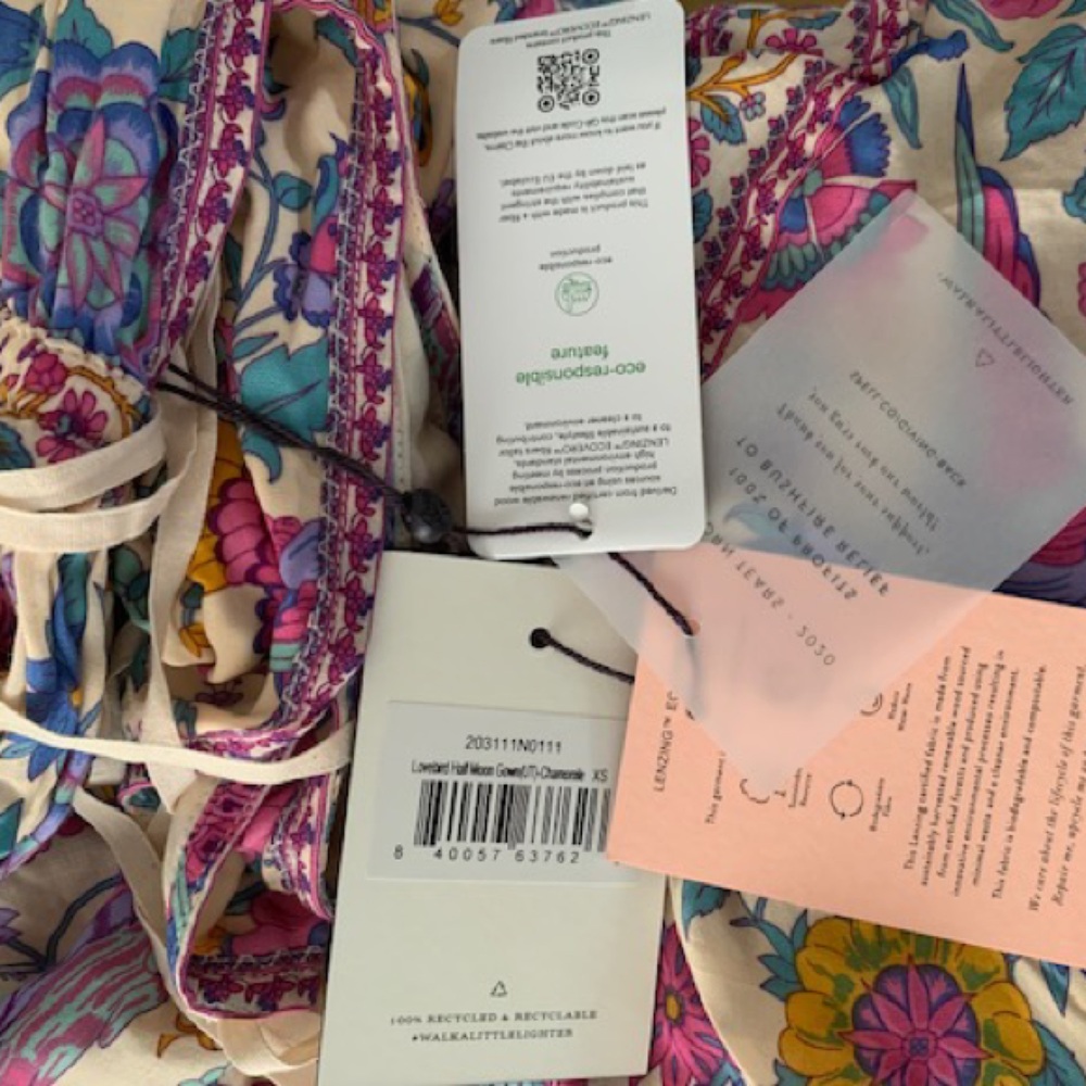 Lovebird Half Moon Gown in Chamomile from Spell & the Gypsy Collective XS BNWT - Picture 2 of 7